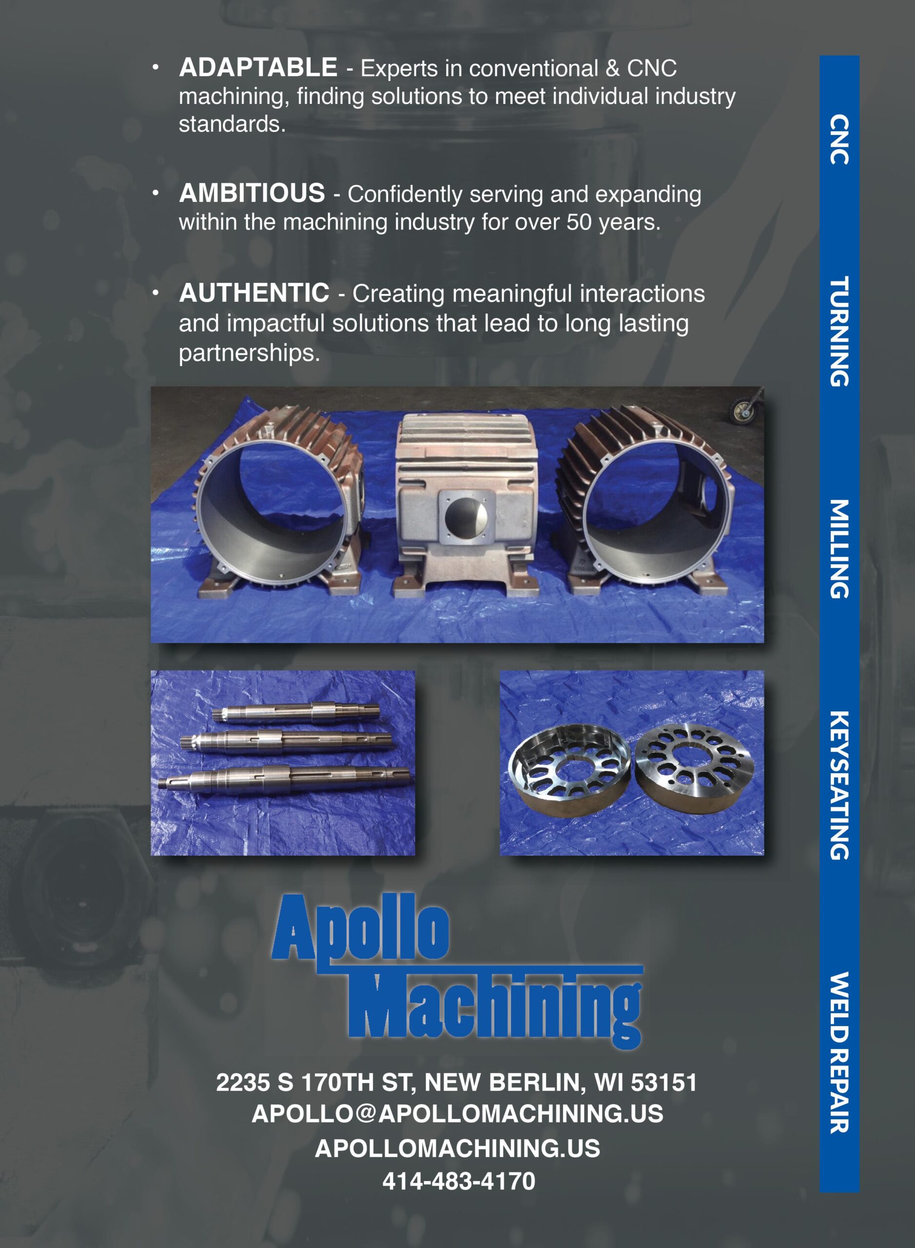 Apollo Machine Shop Information